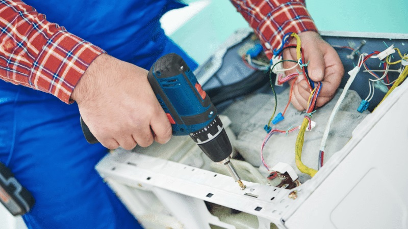 Kızılcahamam Beko Beko çamaşır makinesi kart tamiri – Su almama arızası orijinal parça ile giderildi. - Teknik servis örneği